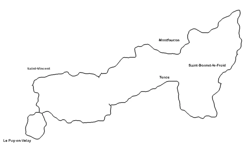 Parcours du séjour Via Fluvia et un peu de chemins